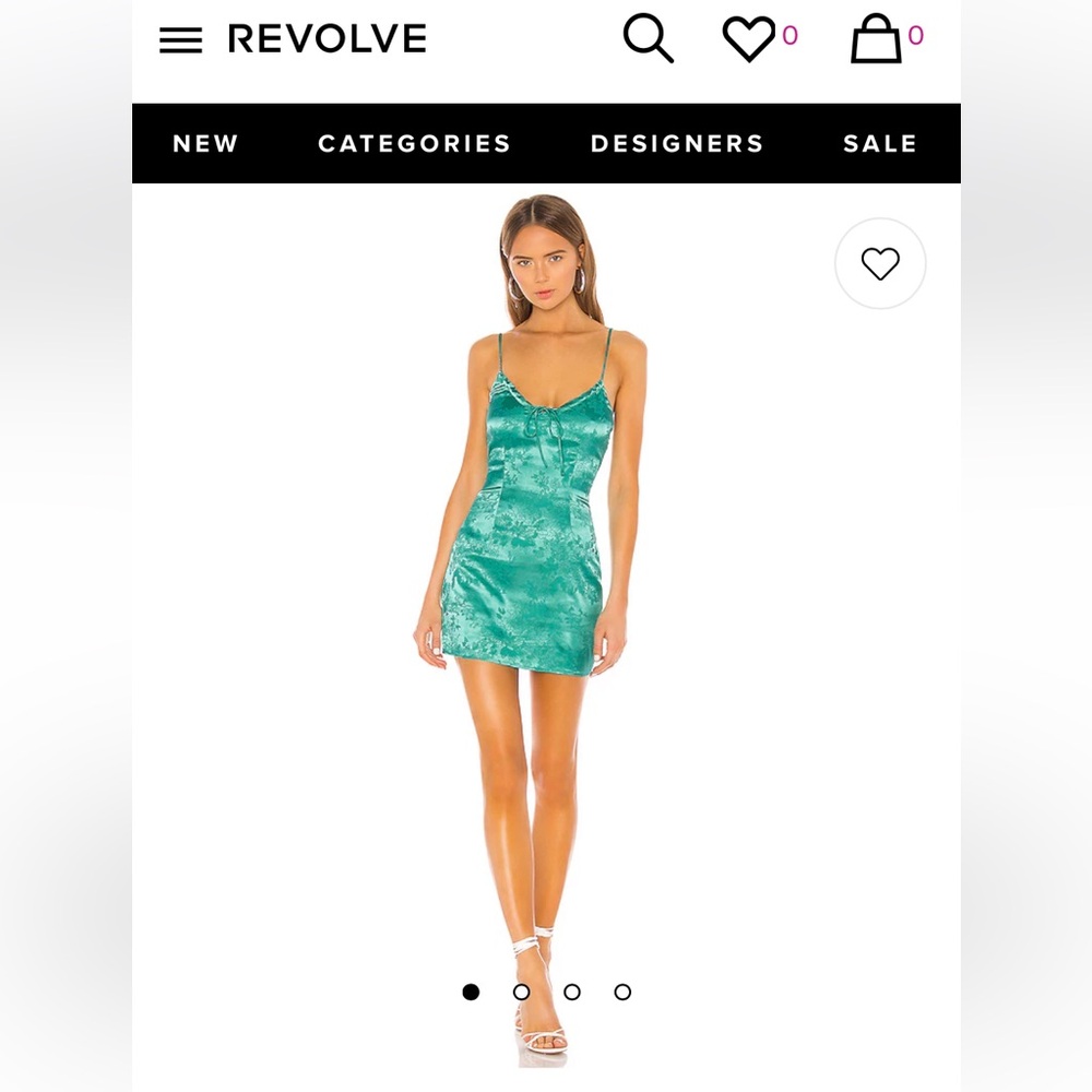 Revolve superdown Andy mini dress Teal - size large